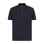 Emporio Armani Polo Shirts Blue, Herr