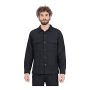 Selected Homme Svart Skjorta med fickor fram Black, Herr