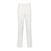 Ermenegildo Zegna Straight Trousers White, Herr