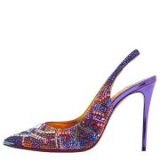 Christian Louboutin Pre-owned Pre-owned Mocka klackskor Multicolor, Da...