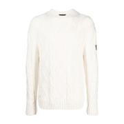 Paul & Shark Round-neck Knitwear Beige, Herr