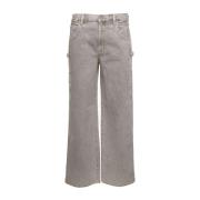 Agolde Wide Jeans Gray, Dam