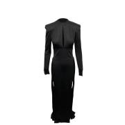 Balmain Pre-owned Pre-owned Tyg klnningar Black, Dam