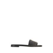 Moncler Mysiga Slippers Black, Dam