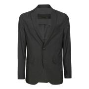 RRD Grå Knappad Blazer med Fickor Black, Herr