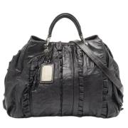 Dolce & Gabbana Pre-owned Pre-owned Laeder handvskor Black, Dam