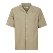 Universal Works Short Sleeve Shirts Beige, Herr