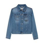 Roy Roger's Denim Kappa Jacka Blue, Dam