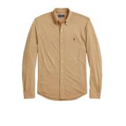 Ralph Lauren Klassisk Kamel Mesh Skjorta Beige, Herr