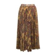 Etro Maxi Skirts Multicolor, Dam