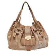 Jimmy Choo Pre-owned Pre-owned Mocka totevskor Beige, Dam