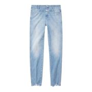 Closed Eco-Denim Skinny Pusher med X-Fickor Blue, Dam