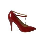 Maison Margiela Pre-owned Pre-owned Laeder klackskor Red, Dam