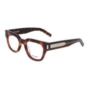 Saint Laurent Fyrkantiga Ramglasögon SL 661 Brown, Unisex