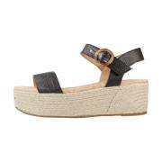 Mtng Plattform Kil Sandal Black, Dam