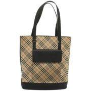 Burberry Vintage Pre-owned Canvas totevskor Multicolor, Dam