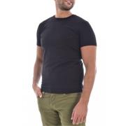 Iceberg Broderad logotyp stretch t-shirt Black, Herr