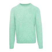 Malo Lyxig Cashmere Sweater för Män Green, Herr
