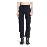 Comme des Garçons Svarta Unisex Byxor med Stiliga Detaljer Black, Herr