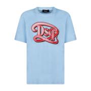 Dsquared2 Blå T-shirts och Polos Blue, Herr