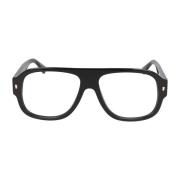 Dsquared2 Pilotformad Acetatglasögon D2 0125 Black, Unisex