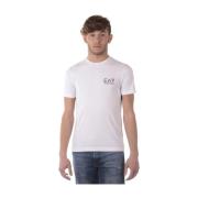 Emporio Armani EA7 Casual Sweatshirt Tee White, Herr