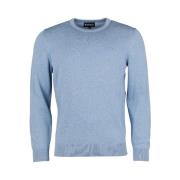 Barbour Pima Crew Neck Bomullströja Blue, Herr