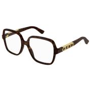 Gucci Stylish Eyewear Frames in Dark Havana Brown, Dam