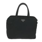 Prada Vintage Pre-owned Tyg prada-vskor Black, Dam