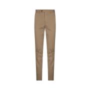 PT Torino Bruna Tapered Bomullsbyxor Brown, Herr