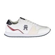 Tommy Hilfiger Broderad Lace-Up Sports Sneaker White, Herr