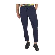 Officine Générale Navy Blue Clip-Free Straight Leg Pants Blue, Herr