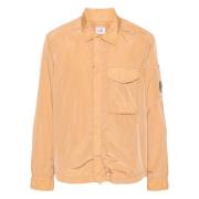 C.p. Company Orange Casual Skjortor Orange, Herr