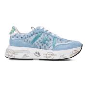 Premiata Retro Sneakers Blue, Dam