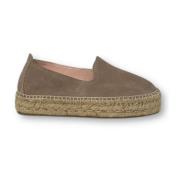 Manebí Lågtopp Espadrillos Brown, Dam