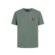 Belstaff Klassisk Rund Hals Grön T-shirt Green, Herr