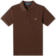 Fred Perry Rik Brun Polo Skjorta Reissues Kollektion Brown, Herr