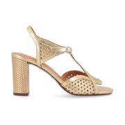 Chie Mihara Champagne Läder Sandal Bessy Modell Yellow, Dam