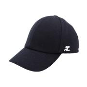 Courrèges Caps Black, Herr