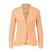 Circolo 1901 Bomull Slim-Fit Blazer Elegant Look Orange, Dam