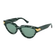 Bottega Veneta Stiliga solglasögon Bv1035S Green, Dam