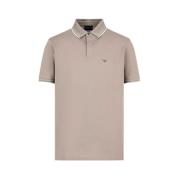 Emporio Armani Klassisk Polo Beige, Herr