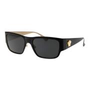 Versace Stiliga Solglasögon 0Ve2262 Modell Black, Herr