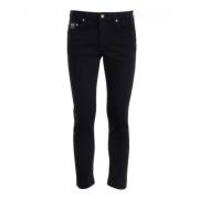 Versace Jeans Couture Svarta Regular Fit Jeans 5 Fickor Black, Herr