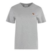 Maison Kitsuné T-Shirts Gray, Dam