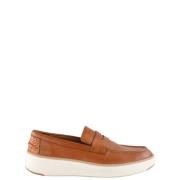 Cole Haan Bruna Slip-On Loafers med Vit Gummisula Brown, Herr