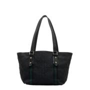 Gucci Vintage Pre-owned Canvas totevskor Black, Dam