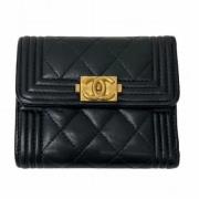 Chanel Vintage Pre-owned Laeder plnbcker Black, Dam