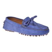 Baldinini Loafer in blue suede Blue, Dam