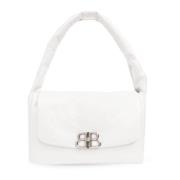 Balenciaga Monaco M Axelväska White, Dam